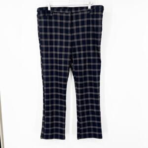 ASOS Design Curve Plaid High Rise Trouser Pants